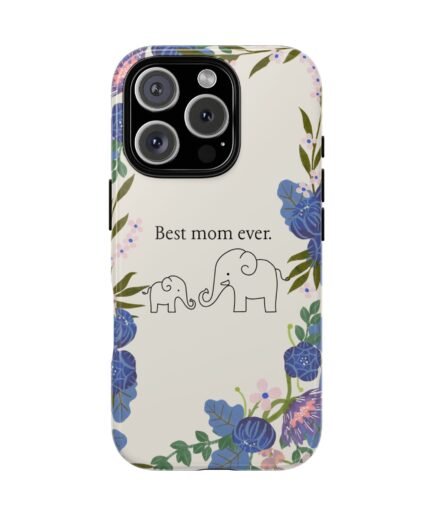 Mommy Elephant - Cream - iPhone